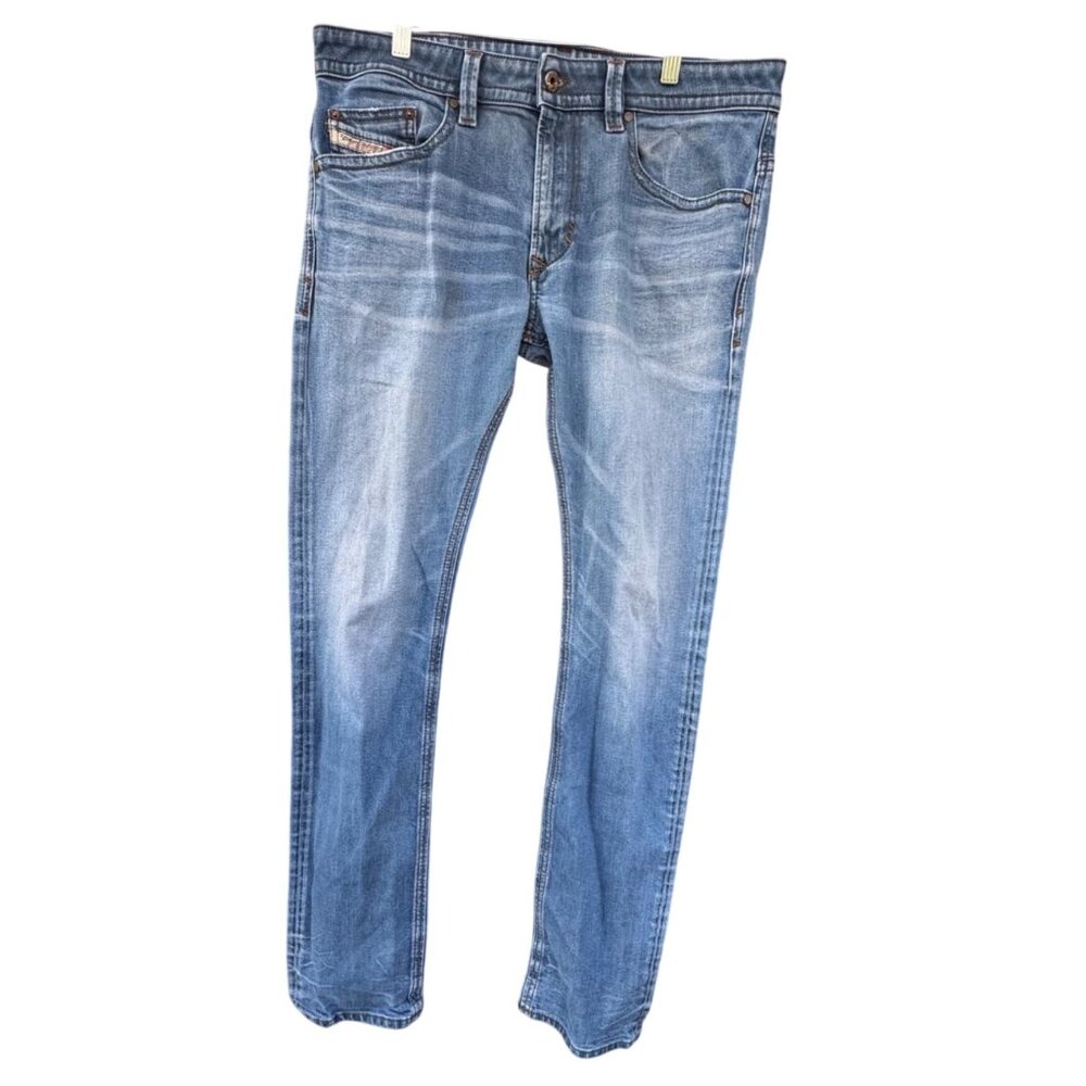 Diesel Industry Blue Denim Slim Fit Jeans Mens Size 34x32